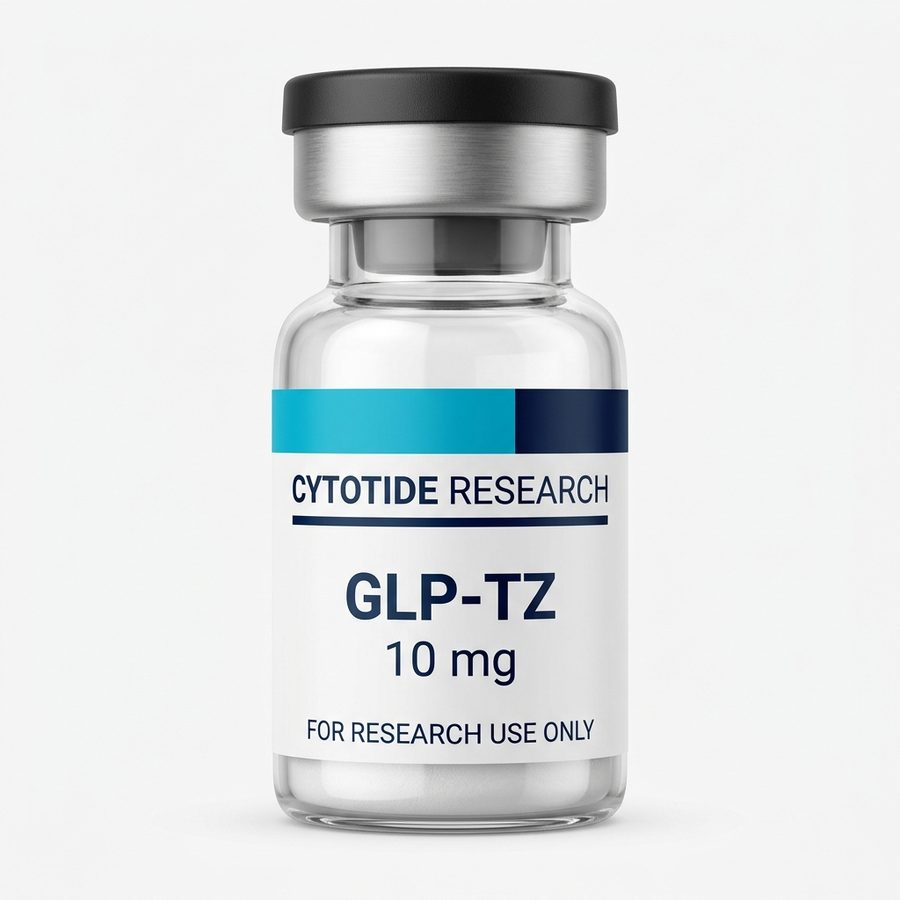 GLP-TZ research peptide vial